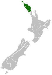 Nz Map Northland&Waikato